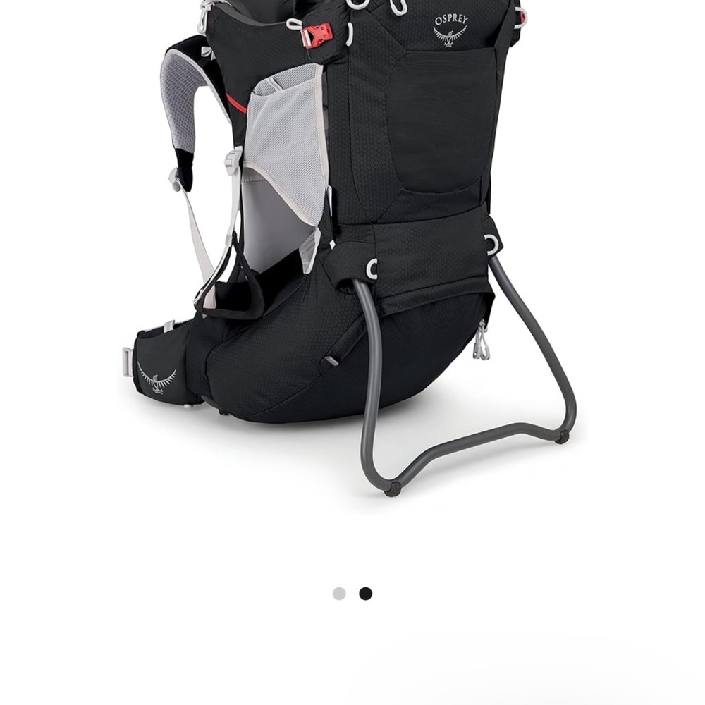 Osprey Black and Gray Child Carrier